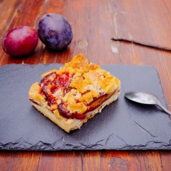 Crumble aux quetsches 100 g